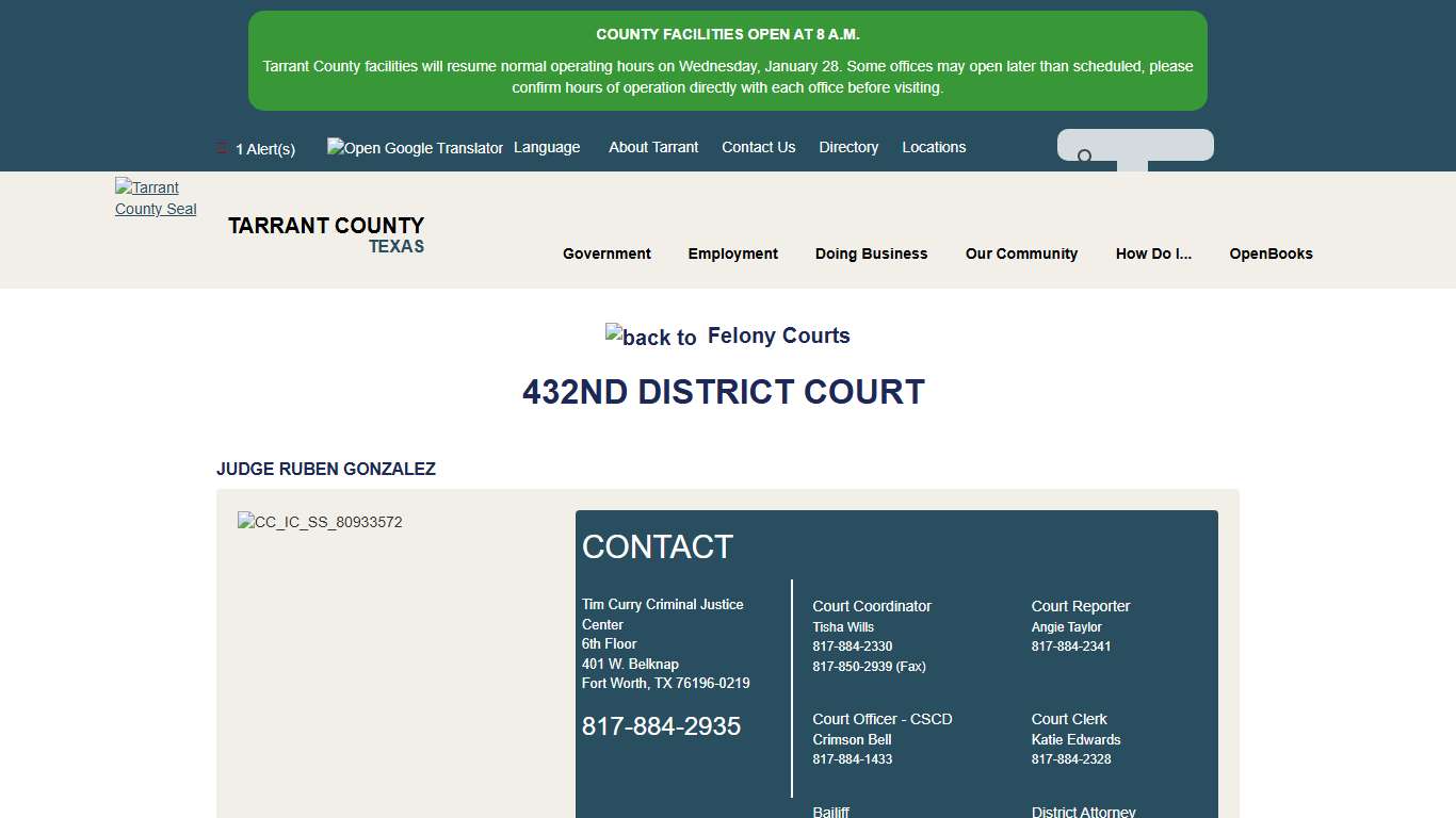 432nd District Court
